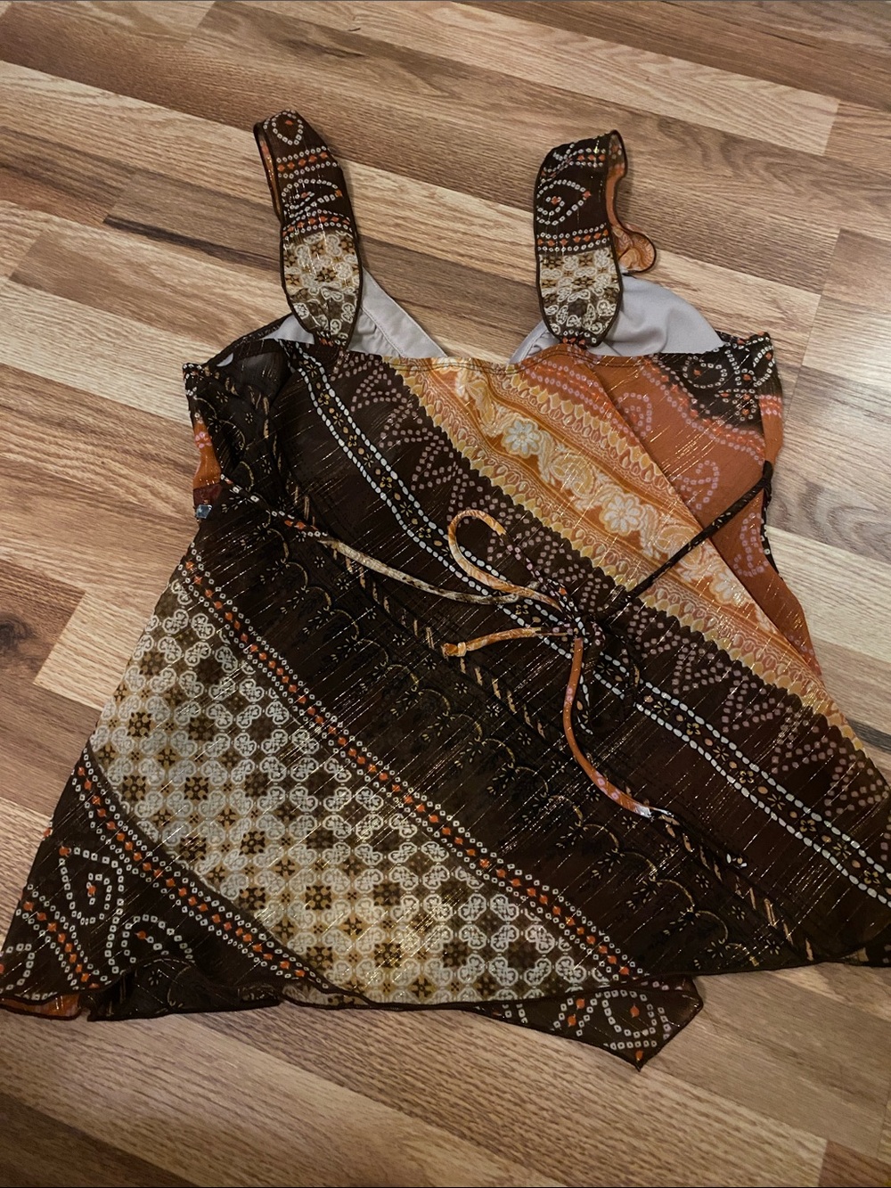 Patchwork Print Camisole - Picture 5 of 5